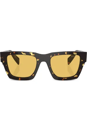 Prada Tortoiseshell-effect square sunglasses