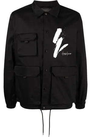 YOHJI YAMAMOTO X New Era logo-print jacket