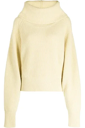 Sa Su Phi Funnel-neck ribbed-knit jumper
