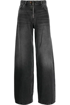 haikure Stonewashed wide-leg jeans