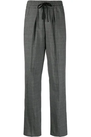 Marant Etoile Priska high-waist plaid trousers