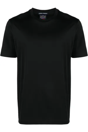 Paul & Shark Logo-tape cotton shirt