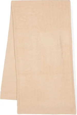 Pinko Logo-jacquard terry-cloth scarf