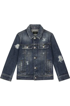 Dolce & Gabbana Rip-detail denim jacket
