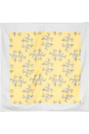 Macgraw Floral-print silk scarf