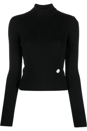 Patou Ribbed-knit turtle-neck jumper
