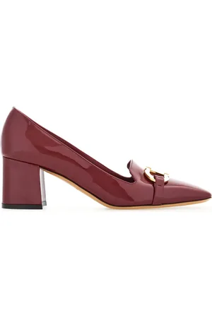Salvatore Ferragamo 60mm Gancini-buckle patent leather pumps