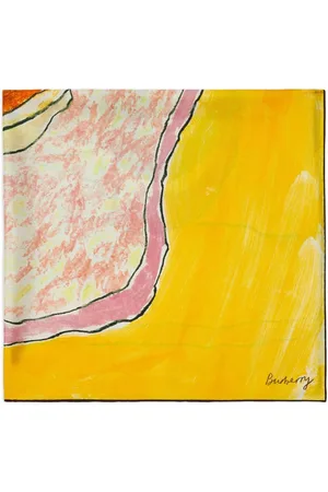 Burberry Snail-print silk scarf