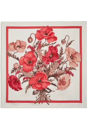 Salvatore Ferragamo Floral-print silk scarf