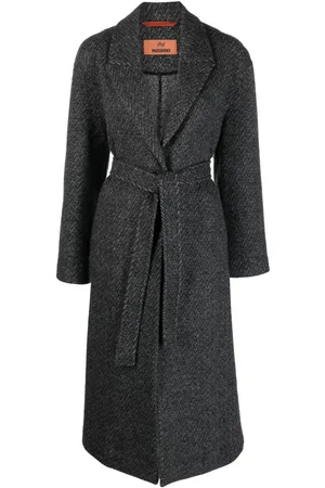 Missoni Peak-lapels wool coat