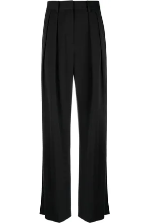 Staud Luisa pleated wide-leg trousers