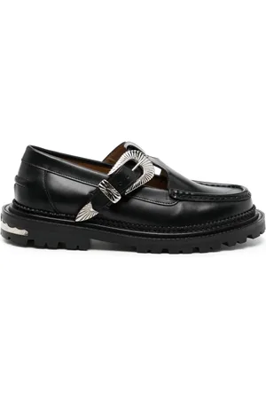 TOGA PULLA Buckled leather loafers