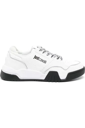 Roberto Cavalli Logo-print lace-up sneakers