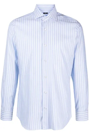 BARBA Striped cotton shirt
