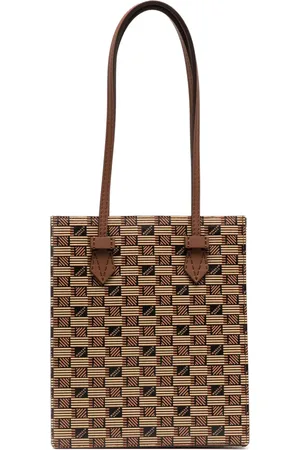 MOREAU Monogram-print leather tote