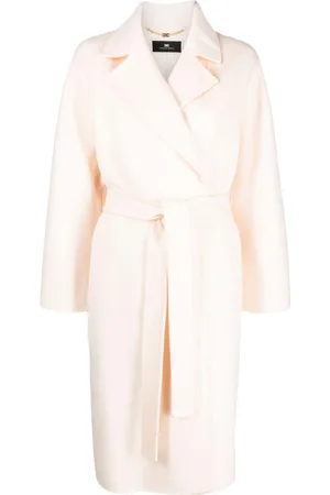Elisabetta Franchi Belted wool coat