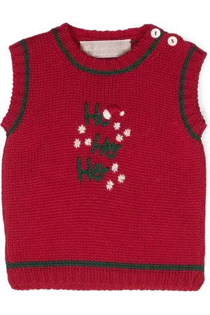 LA STUPENDERIA Embroidered-design round-neck vest
