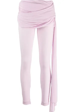 MAGDA BUTRYM Sash-detail jersey leggings