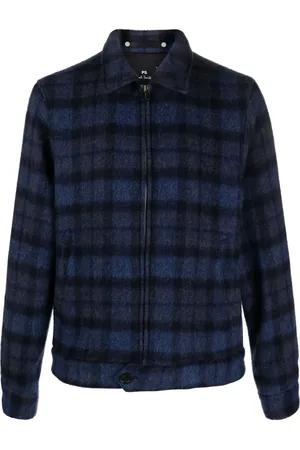 Paul Smith Check-print zip-up jacket
