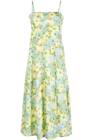 FAITHFULL THE BRAND Floral-print midi dress