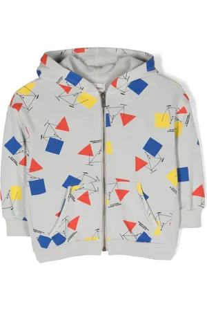 Bobo Choses Bicy graphic-print zip-up hoodie