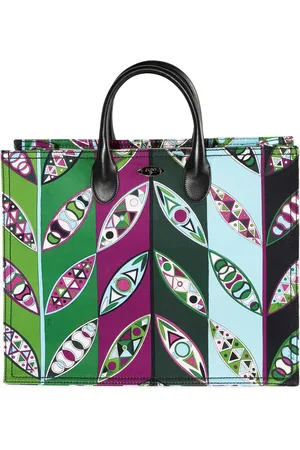 Puccini Girandole-print canvas tote bag