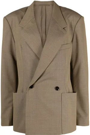 LEMAIRE Double-breasted cotton blazer