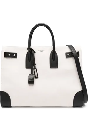 Saint Laurent Large Sac De Jour canvas tote bag
