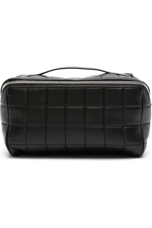 Saint Laurent Cube Trousse quilted leather wash bag