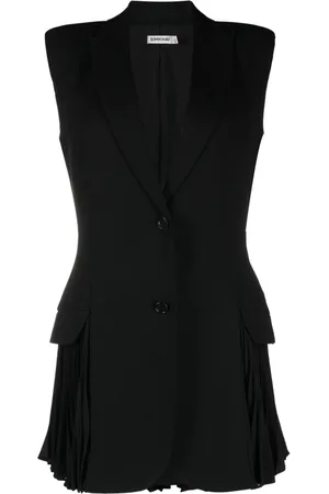 Simkhai Single-breasted pleated vest