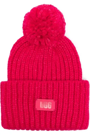 UGG Logo-patch pompom beanie