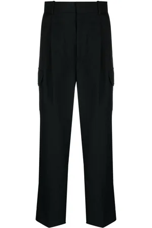 Drôle de Monsieur Box-pleat tailored trousers