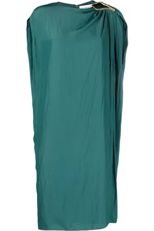 Lanvin Ring-detail midi dress