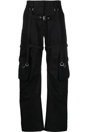 OFF-WHITE Buckled cotton cargo pants