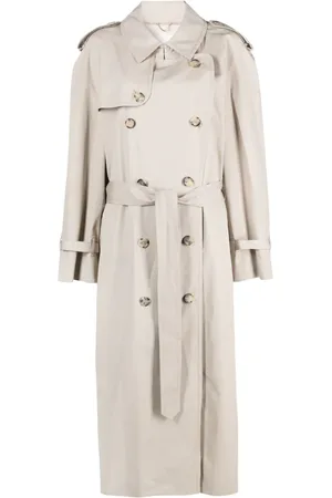 MAGDA BUTRYM Double-breasted gabardine trench coat