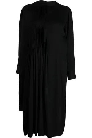 YOHJI YAMAMOTO Draped asymmetric midi dress