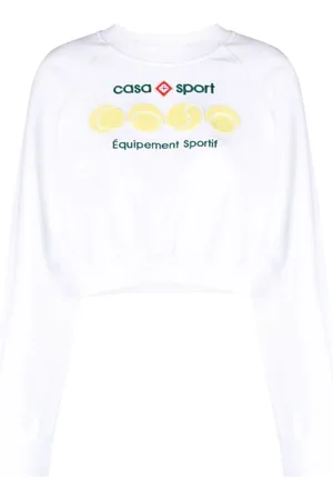Casablanca Casa Sport Tennis Balls organic-cotton sweatshirt