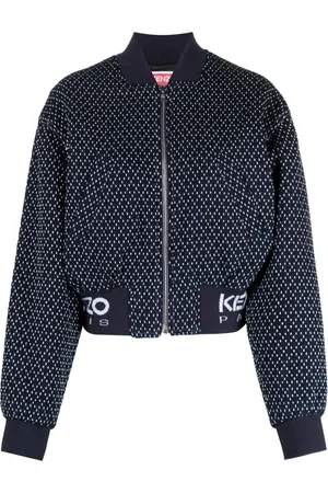 Kenzo Sashiko Stitch embroidered bomber jacket