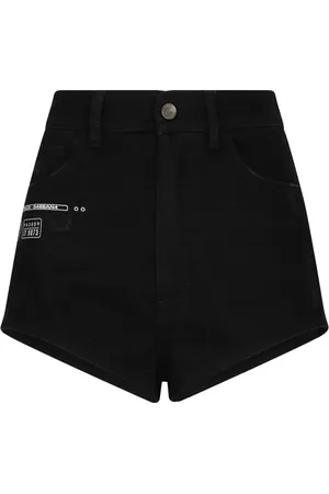 Dolce & Gabbana Logo-appliqué denim shorts