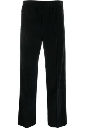 SAPIO N40 straight-leg velvet trousers