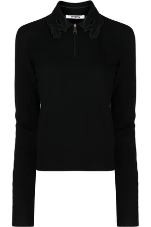 VIVETTA Logo-embroidered wool jumper