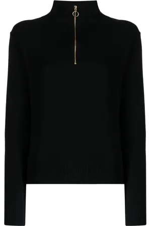 AGNÈS B. Panelled zipped cotton sweatshirt