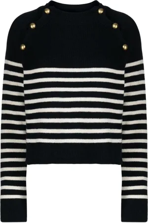Ermanno Firenze Stripe-pattern wool-blend jumper