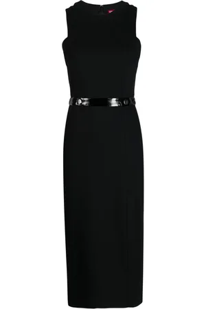 Staud Sharmila sleeveless belted midi dress