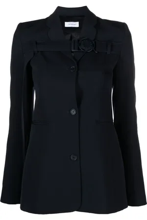 OFF-WHITE Buckled virgin wool blazer