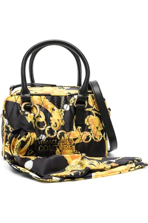VERSACE Baroque-print tote bag