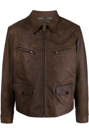 Polo leather store jacket