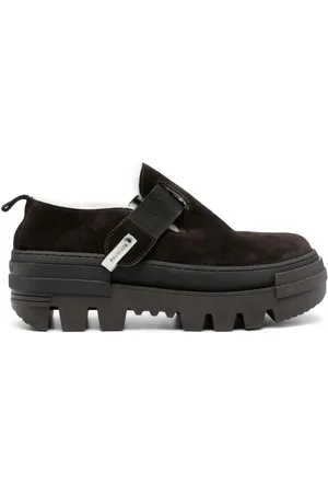Premiata Shearling-lining suede loafers