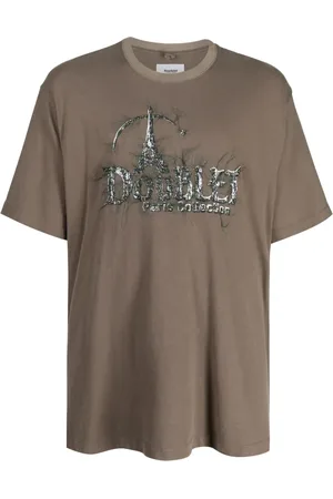 DOUBLET Logo-embroidery cotton T-shirt