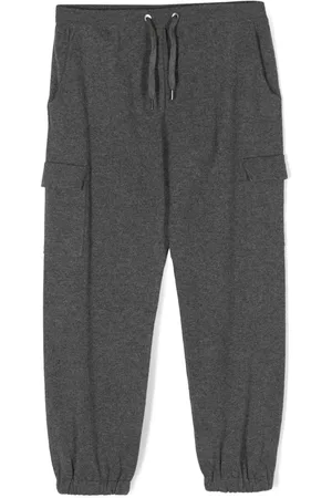 Brunello Cucinelli Drawstring-waist cashmere track pants